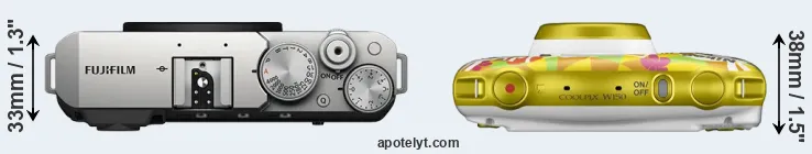 Compare X-E4 versus W150 top