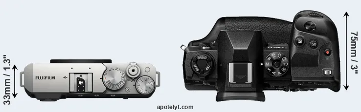 Compare X-E4 versus E-M1X top