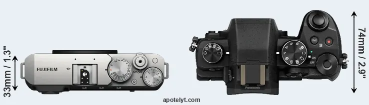 Compare X-E4 versus G85 top