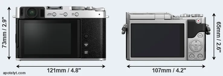 Comparison X-E4 or GX850 rear