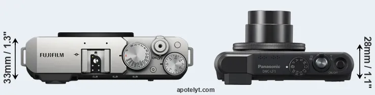 Compare X-E4 versus LF1 top
