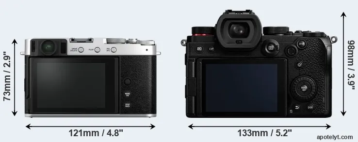Comparison X-E4 or S5 rear