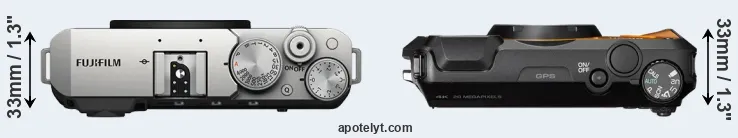 Compare X-E4 versus WG-6 top