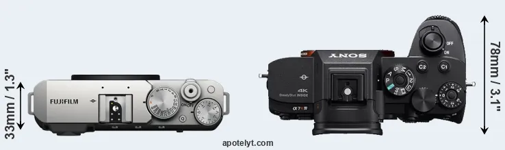 Compare X-E4 versus A7R IVA top