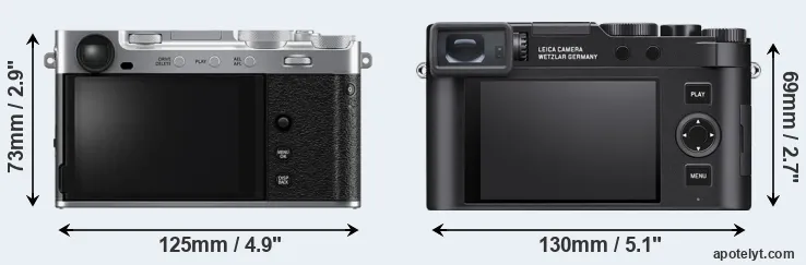Comparison X-E5 or D-LUX 8 rear