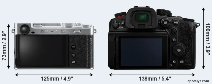 Comparison X-E5 or GH7 rear