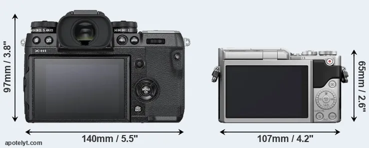 Comparison X-H1 or GX850 rear
