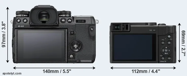 Comparison X-H1 or ZS80 rear