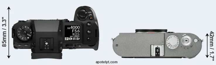 Compare X-H2 versus M-E Typ 240 top