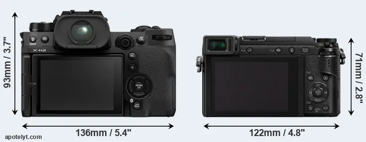 Comparison X-H2 or GX80 rear
