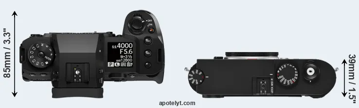 Compare X-H2S versus M10-R top