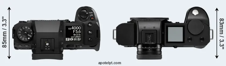 Compare X-H2S versus Leica SL2-S top