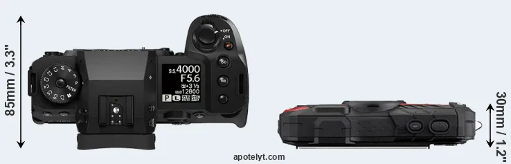 Compare X-H2S versus WG-60 top