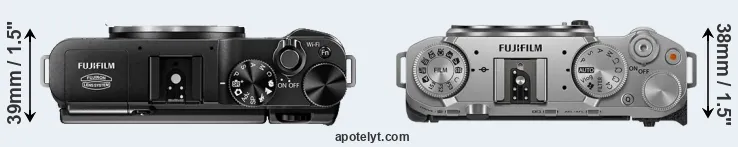 Compare X-M1 versus X-M5 top