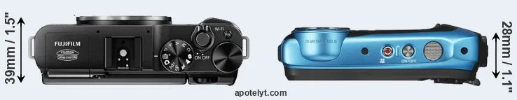 Compare X-M1 versus XP130 top