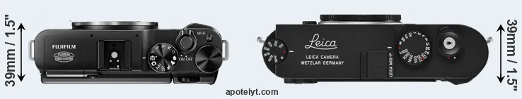 Compare X-M1 versus M10-P top