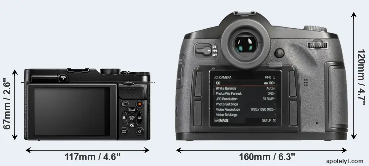 Comparison X-M1 or S-E Typ 006 rear
