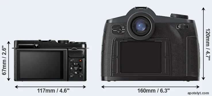 Comparison X-M1 or S2 rear