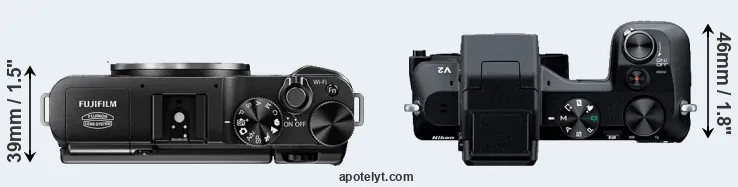 Compare X-M1 versus V2 top