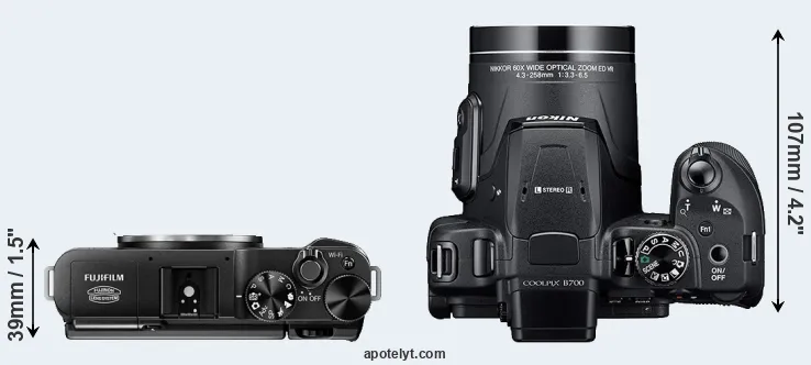 Compare X-M1 versus B700 top