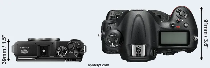 Compare X-M1 versus D4S top