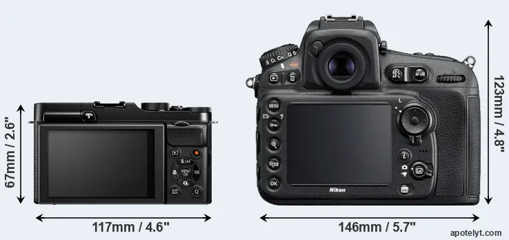 Comparison X-M1 or D810 rear