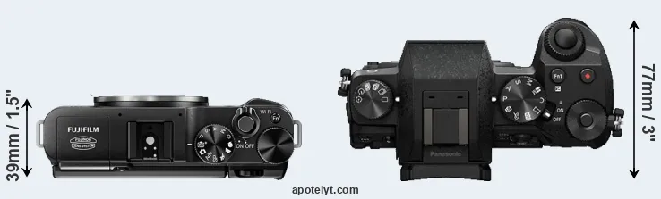 Compare X-M1 versus G7 top