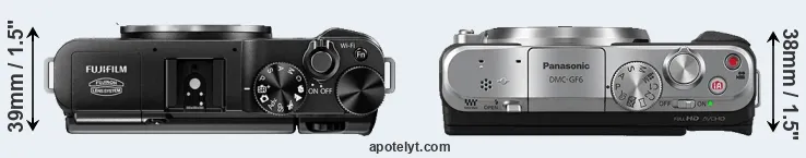 Compare X-M1 versus GF6 top