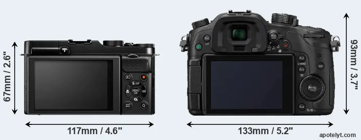 Comparison X-M1 or GH4 rear