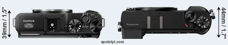 Compare X-M1 versus GX85 top