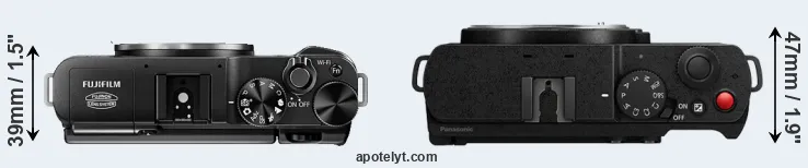 Compare X-M1 versus S9 top
