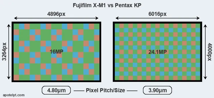 X-M1 versus KP MP