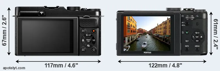 Comparison X-M1 or MX-1 rear