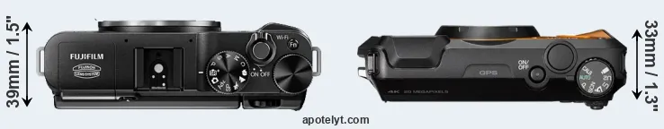 Compare X-M1 versus WG-6 top