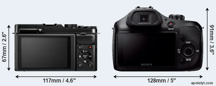 Comparison X-M1 or A3000 rear