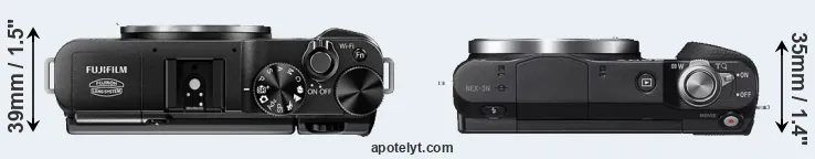 Compare X-M1 versus NEX-3N top