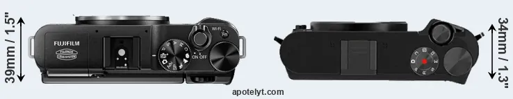 Compare X-M1 versus M1 top