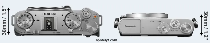 Compare X-M5 versus GM1 top