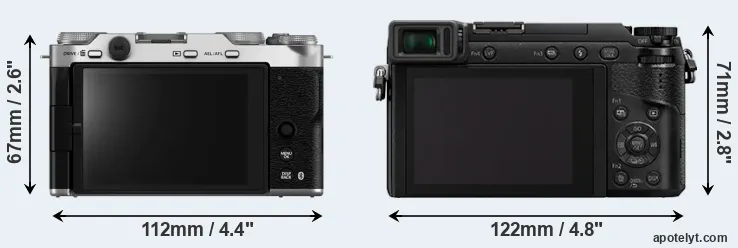 Comparison X-M5 or GX80 rear