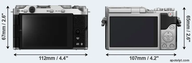 Comparison X-M5 or GX850 rear