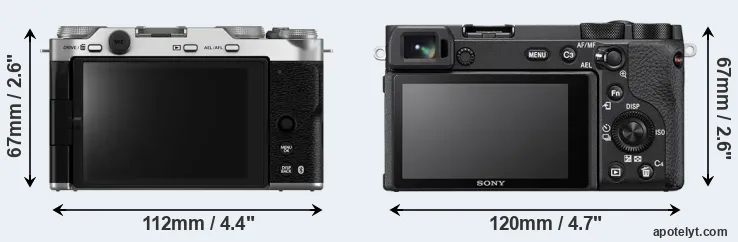 Comparison X-M5 or A6600 rear