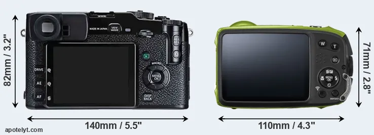 Comparison X-Pro1 or XP120 rear