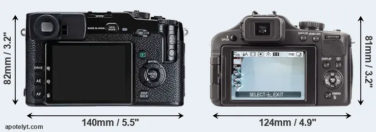 Comparison X-Pro1 or V-LUX 3 rear