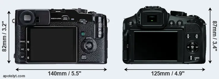 Comparison X-Pro1 or V-LUX 4 rear