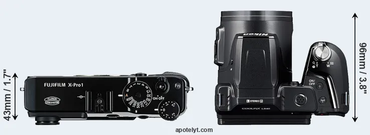 Compare X-Pro1 versus L840 top