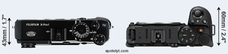 Compare X-Pro1 versus Z30 top