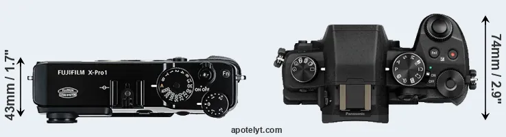 Compare X-Pro1 versus G85 top