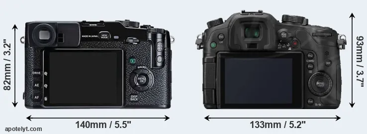 Comparison X-Pro1 or GH3 rear