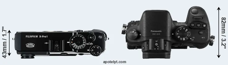 Compare X-Pro1 versus GH3 top