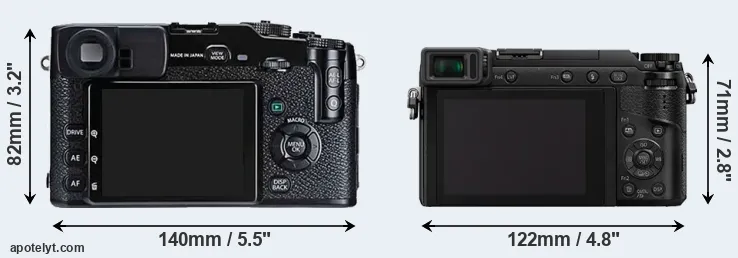 Comparison X-Pro1 or GX80 rear